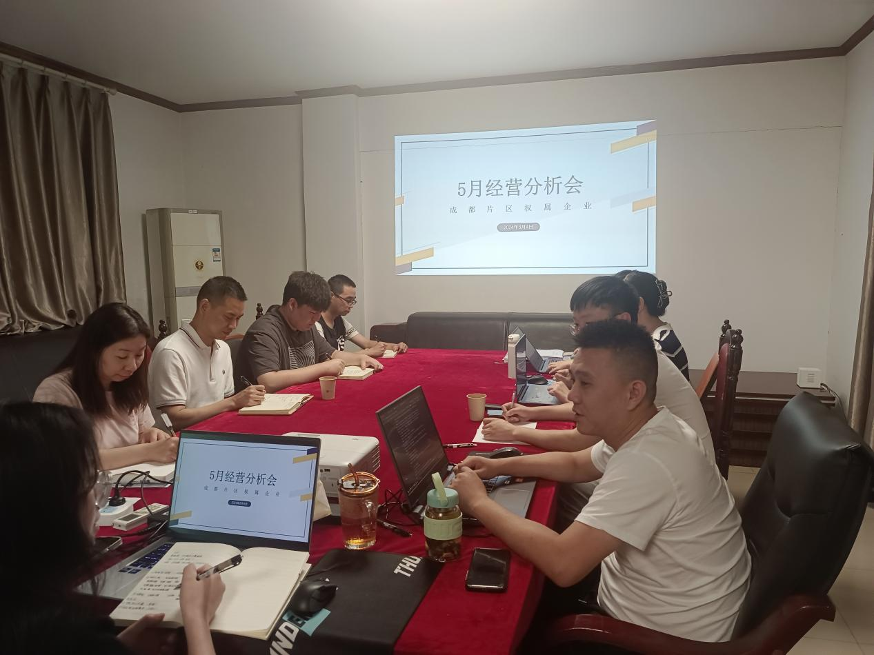 成都片区召开5月经营分析会